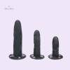 Strap On Dildo Three Size Dildo Penis Silicone Dildo For Women Dildo With Belt With Butt Plug Dildo Panty Sex Toys For Women buy Vibrator Dildo In India Online Black